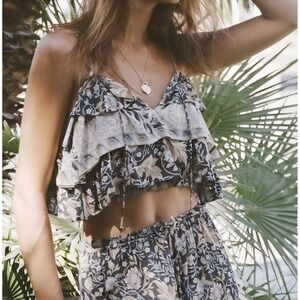 Spell & The Gypsy Collective Oasis Cropped Cami Top in Nightshade XS Boho Summer